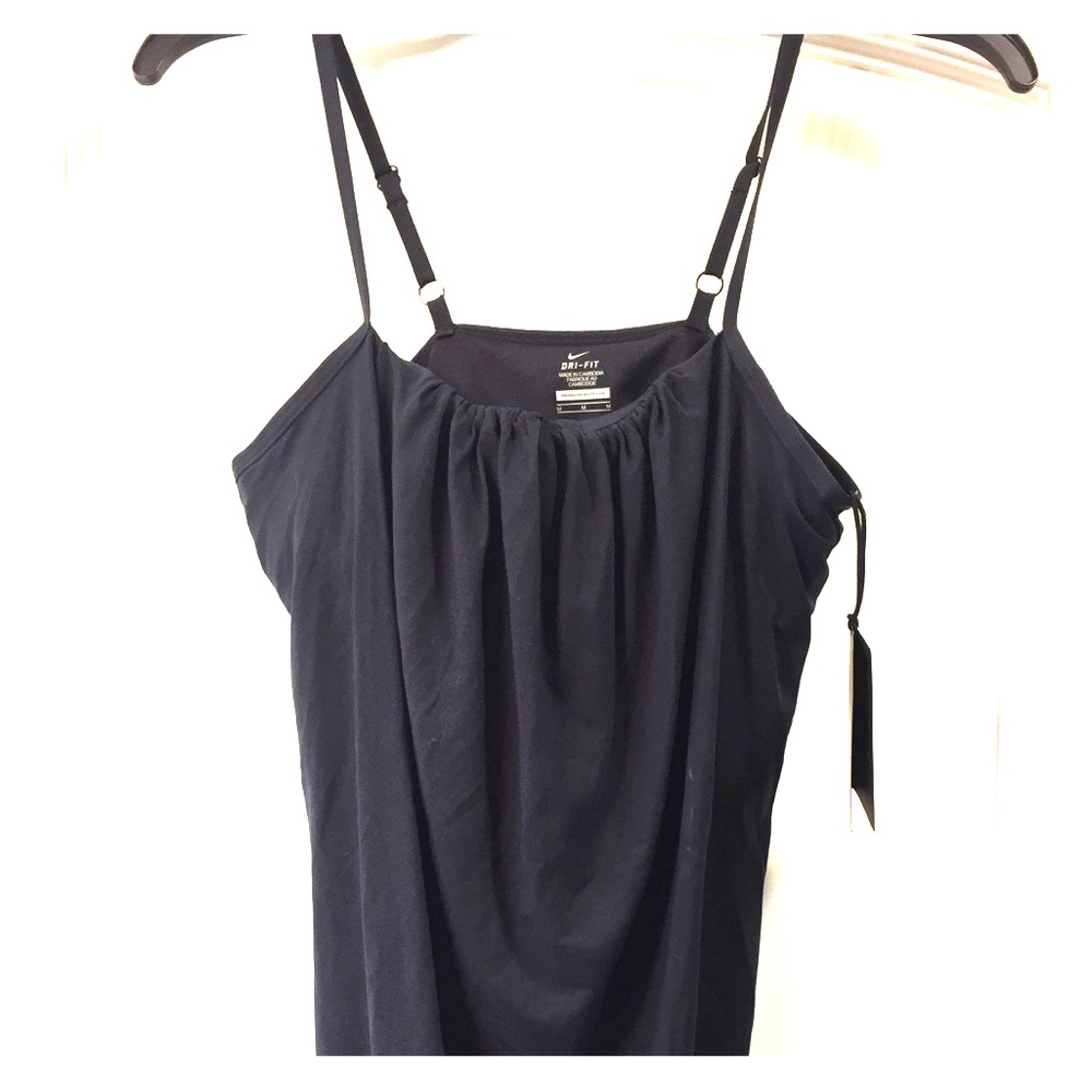 Black Nike tank top.